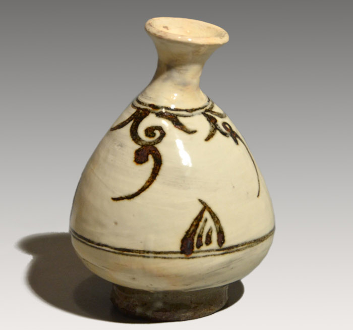 絵刷毛目 酒次 徳利 大野鈍阿(作) 共箱 | 古美術ささき