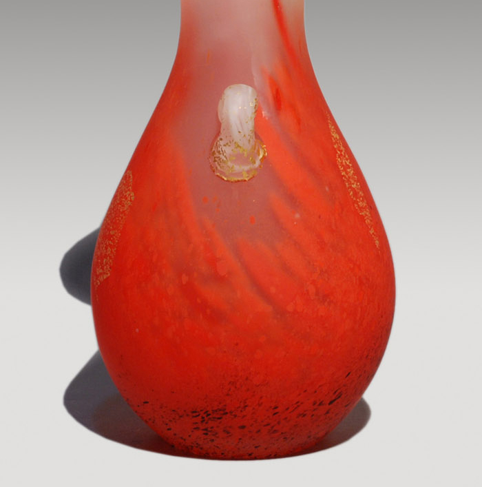 手吹 朱金彩花瓶 藤田喬平(作) | 古美術ささき