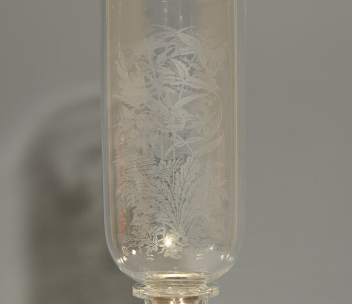 バカラ キャンドル スタンド 燭台 クリスタル 花鳥文 世界限定250点