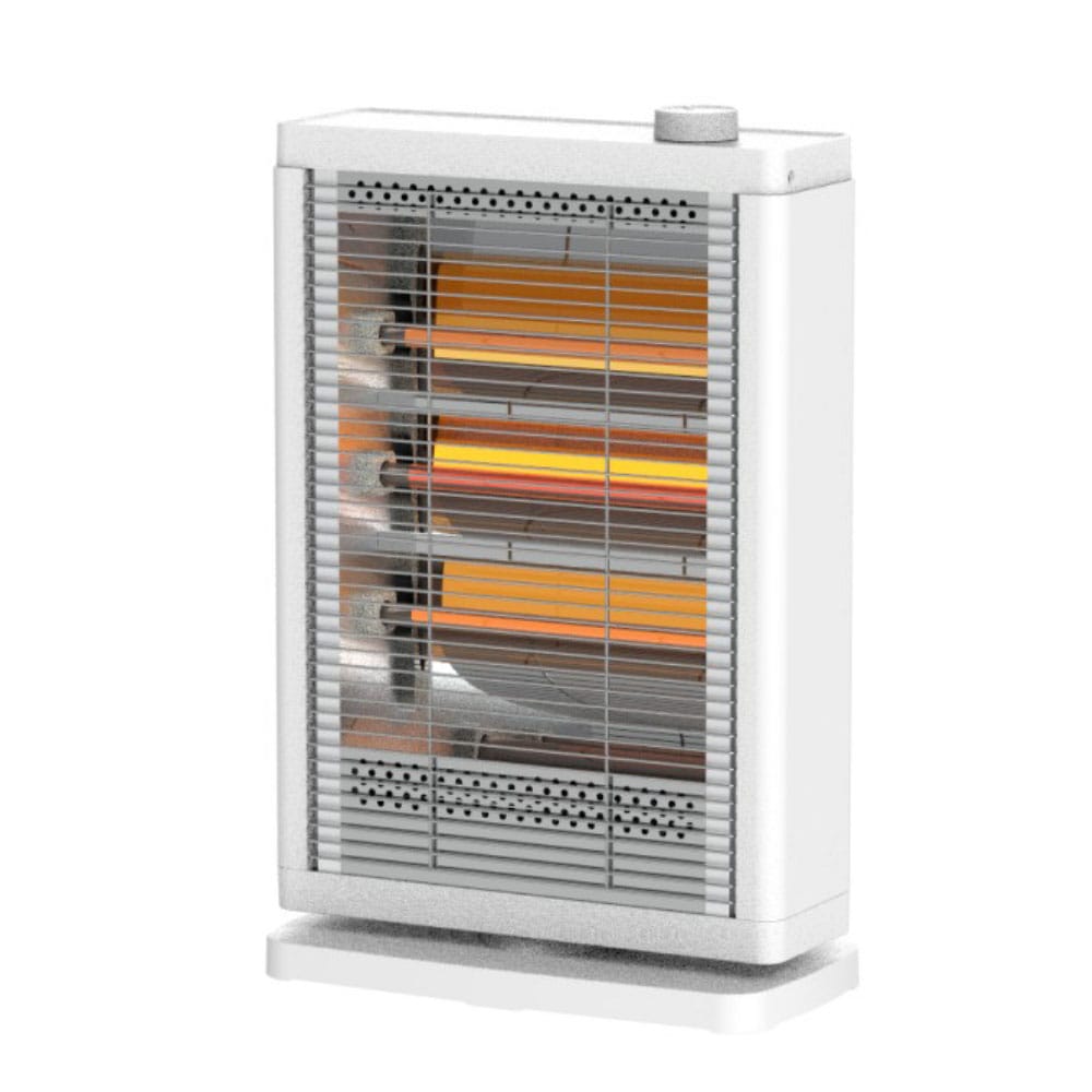 アウトレット】首振り機能付ストーブ DS-K2512WH: 家電・照明