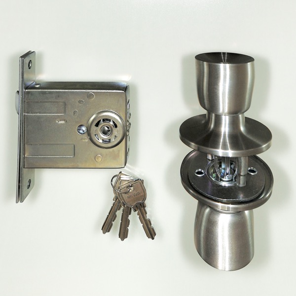 小池ガラス店 / 本締付モノロック バックセット:76mm ドア厚:33-42