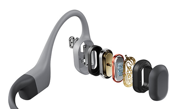 SHOKZ ブルートゥースイヤホン 耳かけ型 骨伝導 OpenSwim Pro [ ノイズ