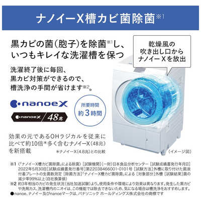 パナソニック Panasonic ドラム式洗濯乾燥機 (左開き) LXシリーズ 洗濯