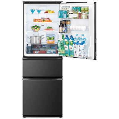 シャープ SHARP 冷蔵庫 3ドア 374L どっちもドア(両開き) プラズマ