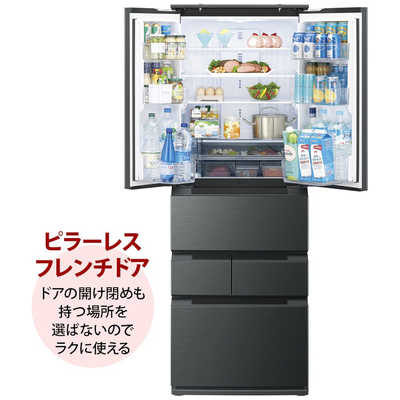 シャープ SHARP 冷蔵庫 6ドア 457L フレンチドア(観音開き) プラズマ
