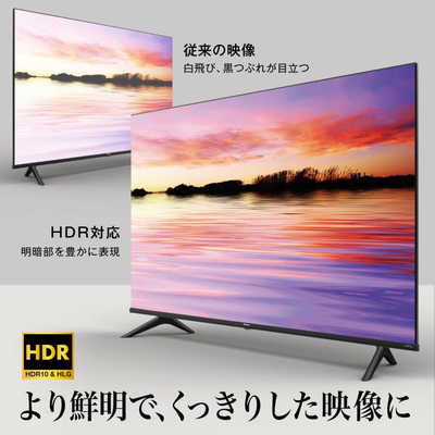 ハイセンス 液晶テレビ [ 50V型 / 4Kチューナー内蔵 ] 50A65G の通販