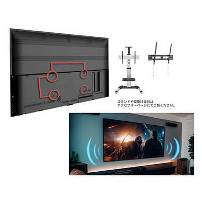 JAPANNEXT 大型4Kモニター 非光沢モデル HDMI DP VGA PIP/PBP対応 ［55