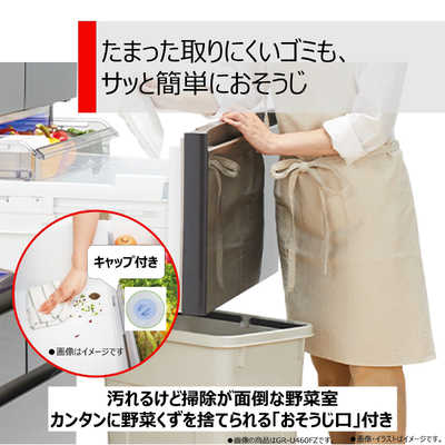 東芝 TOSHIBA 冷蔵庫 5ドア 右開き 465L GR-W470GZ-ZH アッシュ