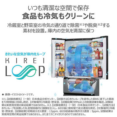 東芝 TOSHIBA 冷蔵庫 6ドア 508L フレンチドア(観音開き) VEGETA