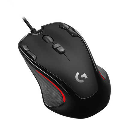 ロジクール ゲーミングマウス 有線/ 9ボタン/ ブラック G300Sr の通販