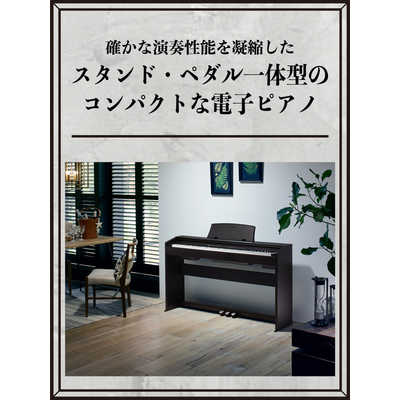 カシオ CASIO 電子ピアノ ブラックウッド調 [88鍵盤] PX-770BK の通販