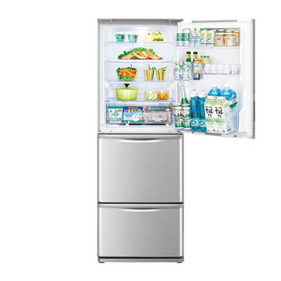シャープ SHARP 冷蔵庫 3ドア どっちもドア(両開き) 350L SJ-W352E-S
