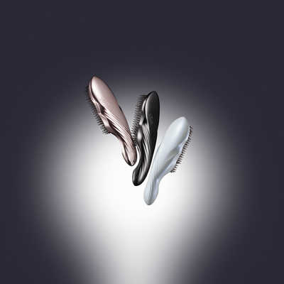 MTG エムティージー 頭皮ケア ブラシ ReFa ION CARE BRUSH PREMIUM黒