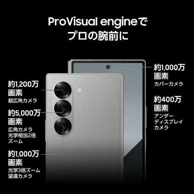 GALAXY SIMフリースマートフォン Galaxy Z Fold6 メモリ/ストレージ