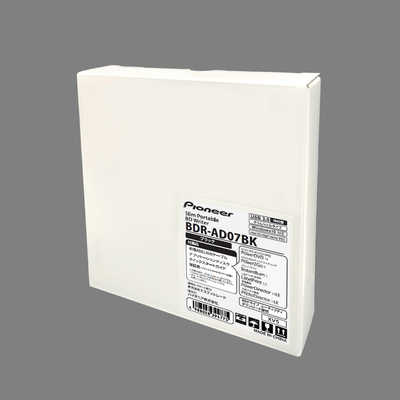 パイオニア PIONEER ポータブルブルーレイドライブ USB3.0 ブラック
