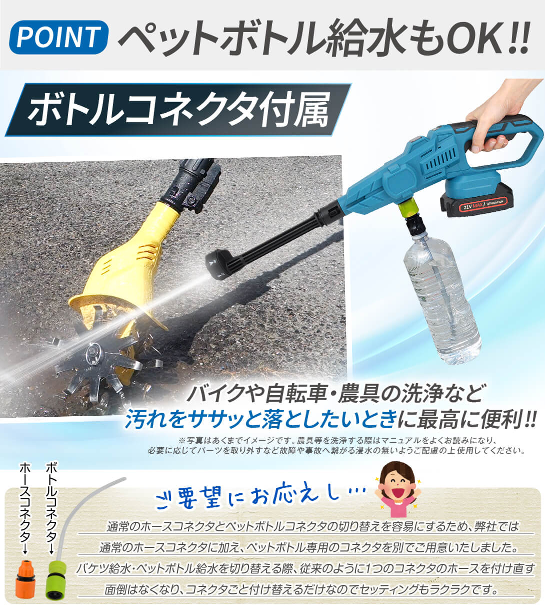 国華園オンラインショップ / 強力ハンディ高圧洗浄機BL 高耐久