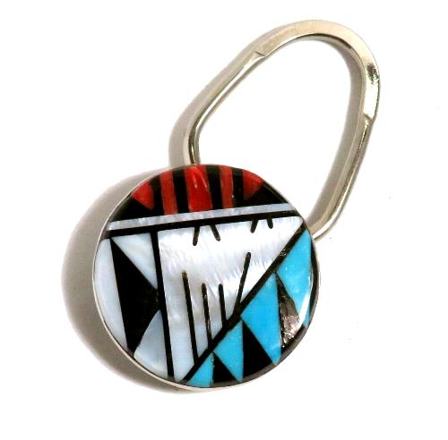 ナバホ、ホピ、ズニなどのインディアンジュエリー・キーホルダー