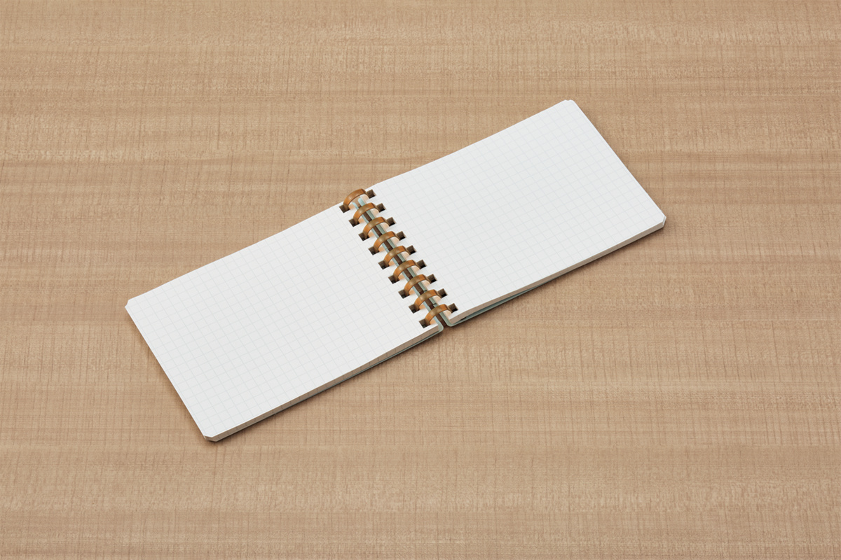 ソフトリング スーファ ソフトリングメモ A7 4mm方眼罫 80枚 ライト