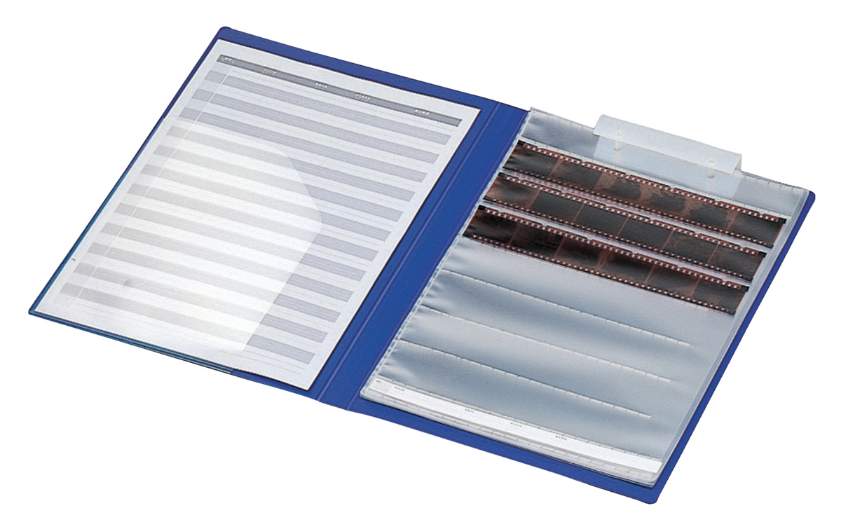 ネガアルバムB4 両面クリヤー35mmネガポケット20枚付青｜文具｜コクヨ