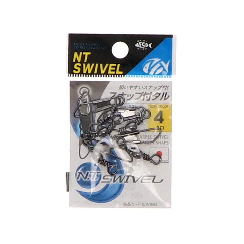 NTスイベル スナップ付タル型サルカン 4 の通販 | ホームセンター