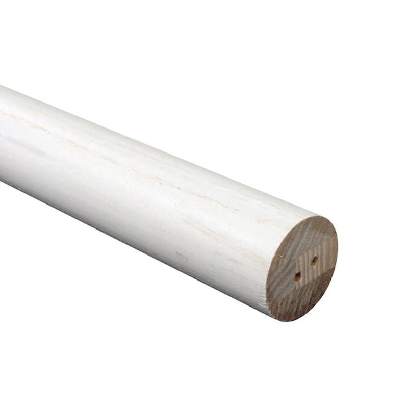 和気産業 ぬくもり手すり 32 丸棒 1000mm ホワイト の通販