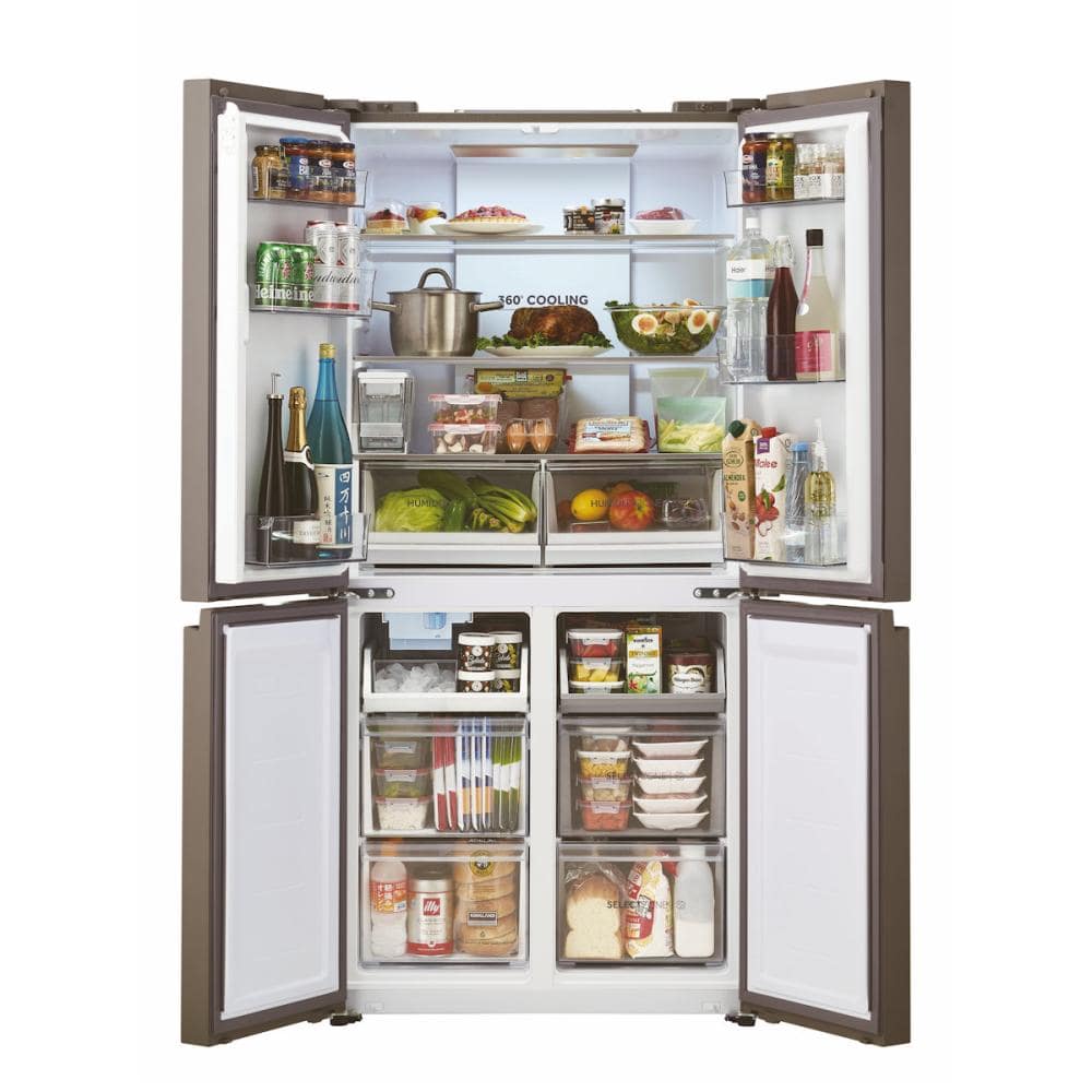 ハイアール 4ドア冷蔵庫 470L サンドホワイト JR－GX47B