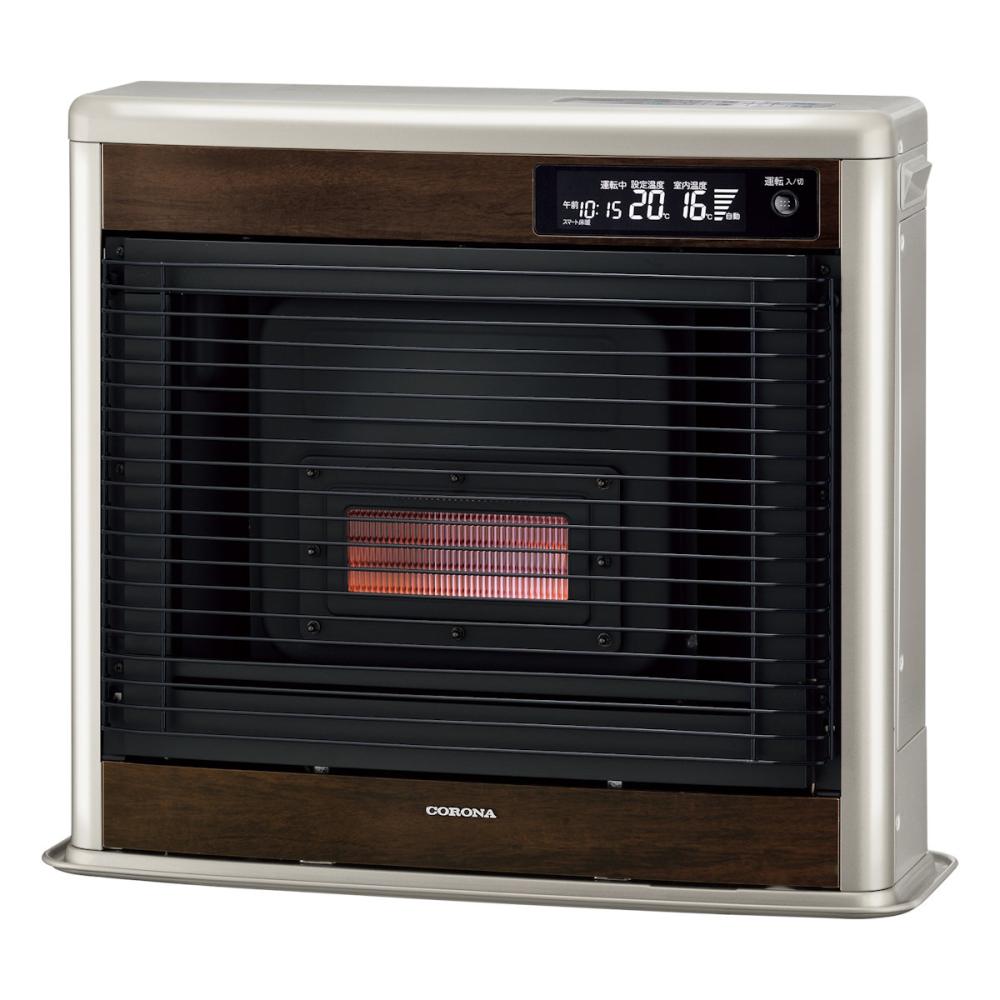 コロナ FF式床暖ストーブ フィルネオ 木造18畳 シャンパンホワイト