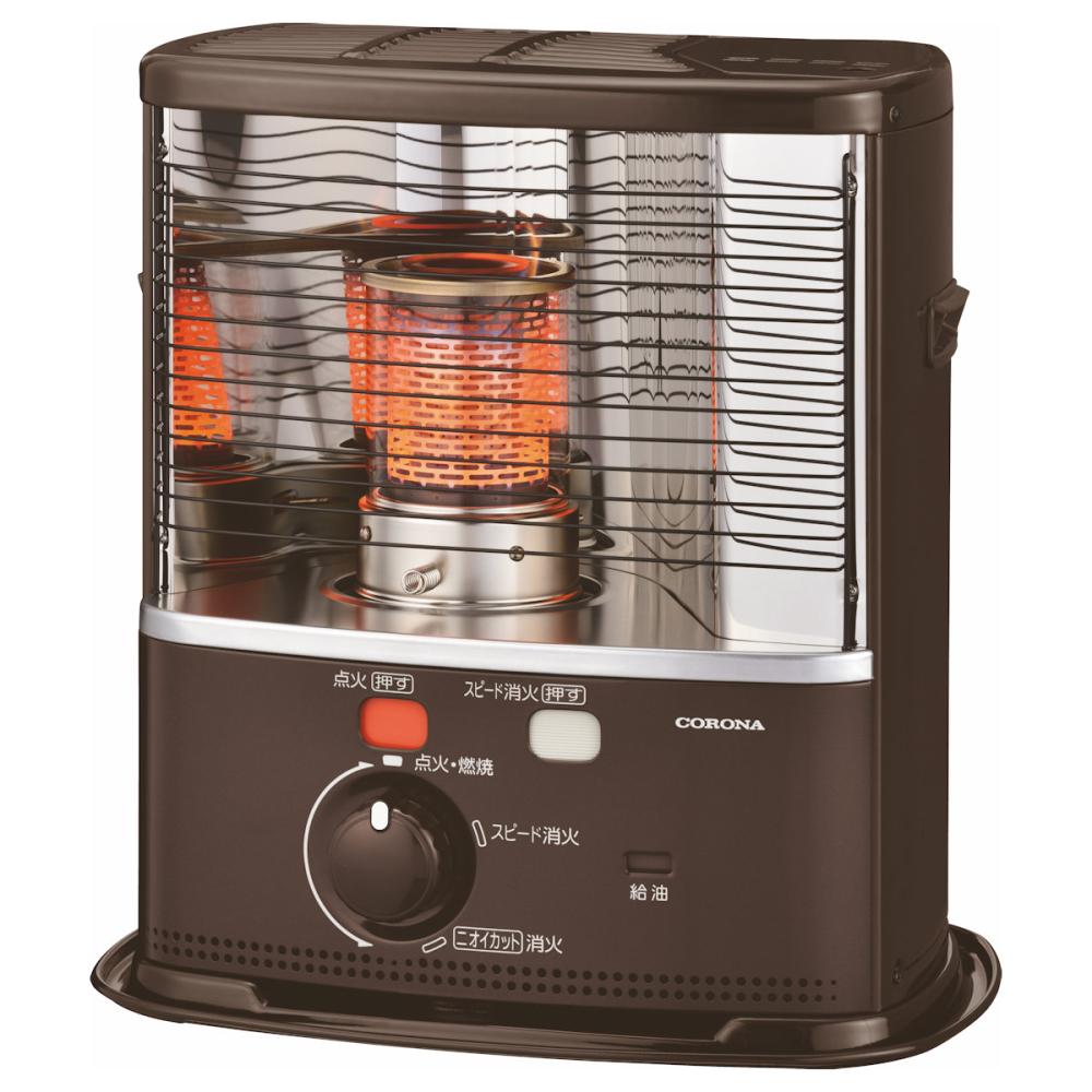 コロナ 反射型 石油ストーブ 木造6畳 ブラウン KCP－2224Y