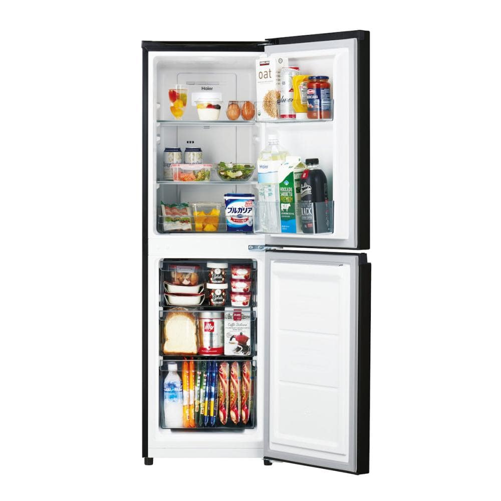 ハイアール 2ドア冷蔵庫 148L ブラック JR－HS15A（K
