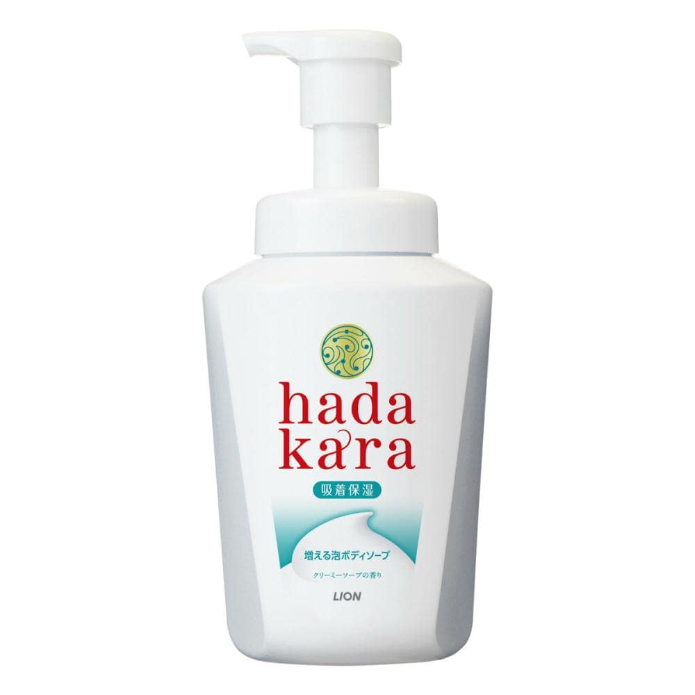ライオン ハダカラ ボディーソープ 泡で出てくるタイプ クリーミー