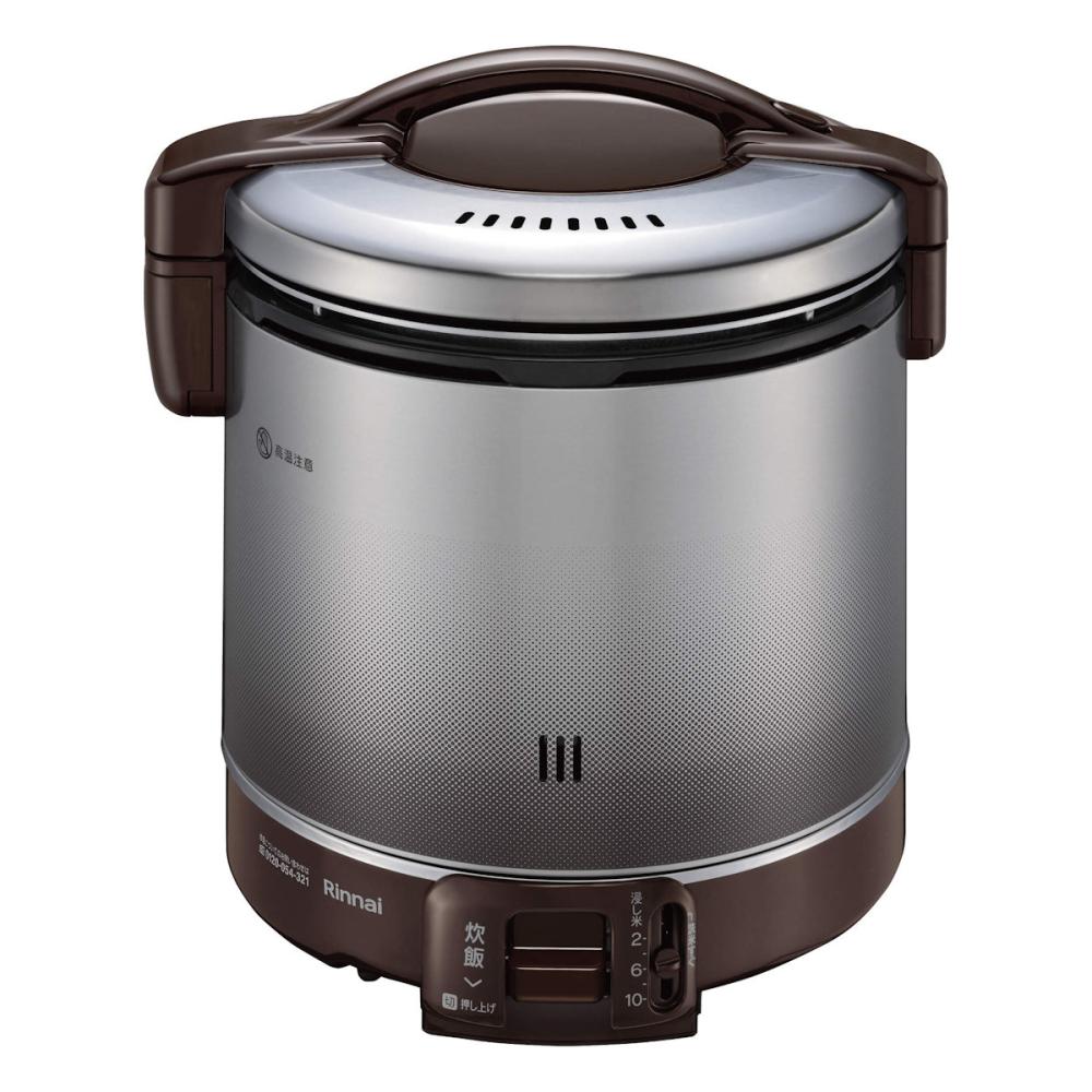 リンナイ ガス炊飯器5合用 都市ガス12A13A用 ダークブラウン