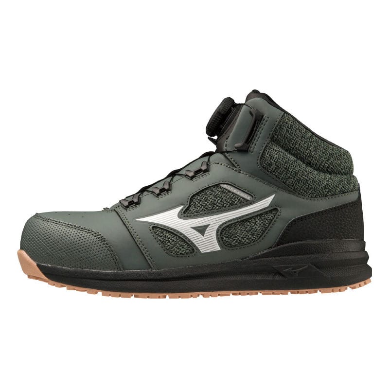 ミズノ 安全靴 ALMIGHTY LS2 BOA73M ミッドカット