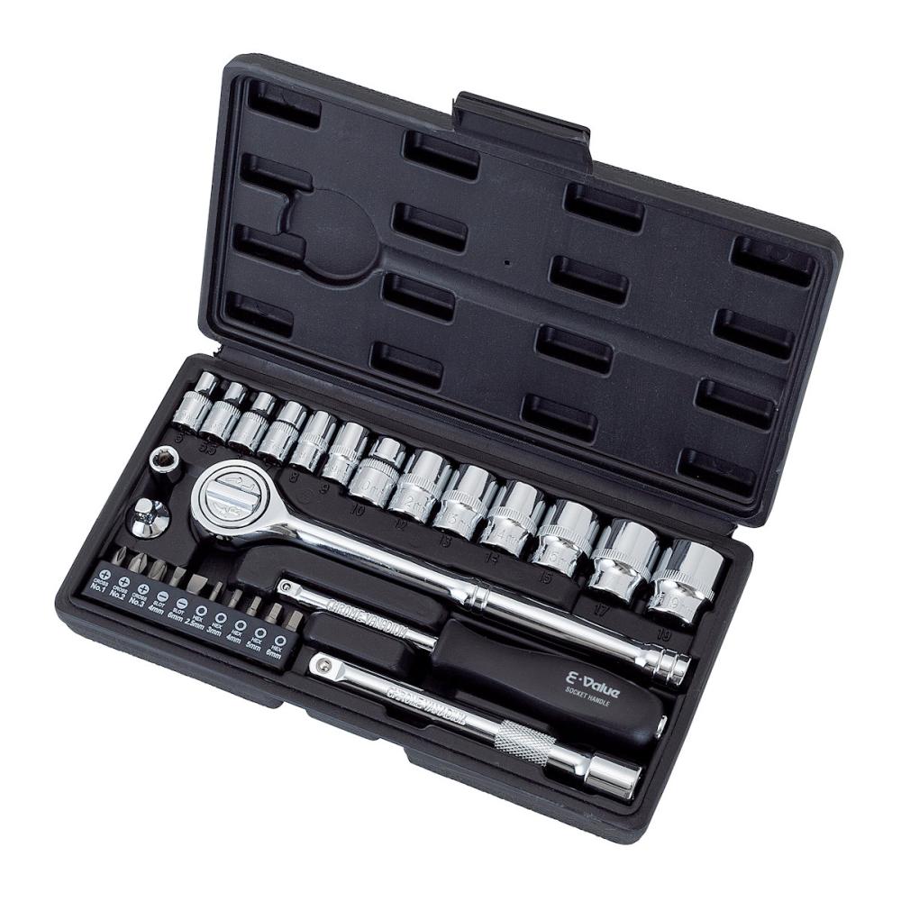 藤原産業 E－Value ソケットレンチセット ESR－2027M の