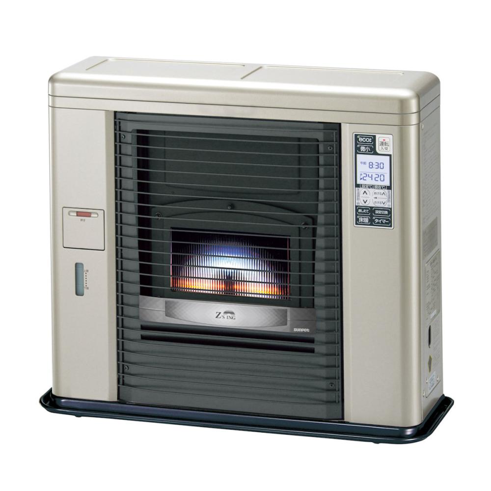 サンポット FF式輻射床暖内蔵ストーブ ゼータスイング 木造18畳