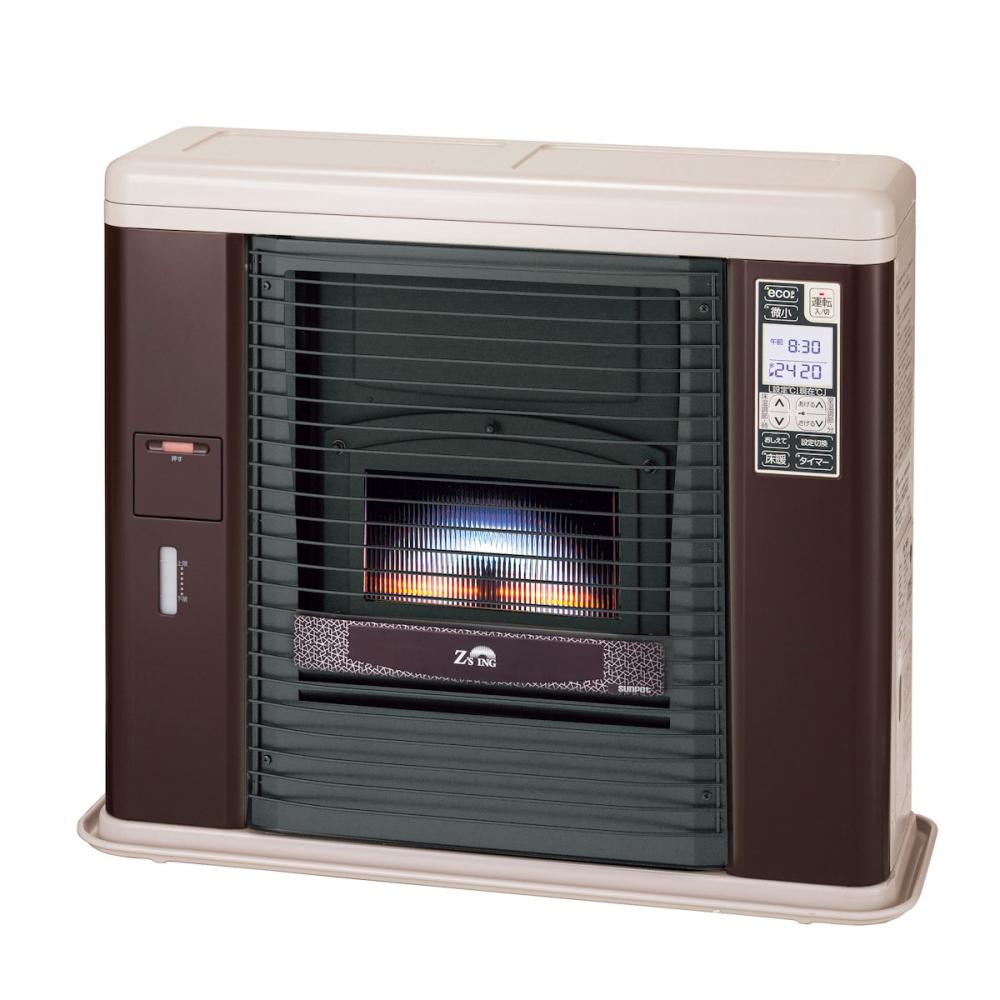 サンポット FF式輻射床暖内蔵ストーブ ゼータスイング 木造18畳