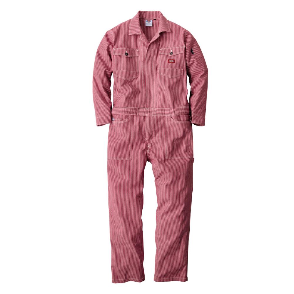 ディッキーズ ストレッチヒッコリー つなぎ ブラック M D716 の