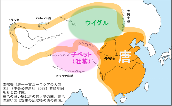 唐代藩鎮体制の分析を通して帝国維持のしくみと滅亡の過程を探る