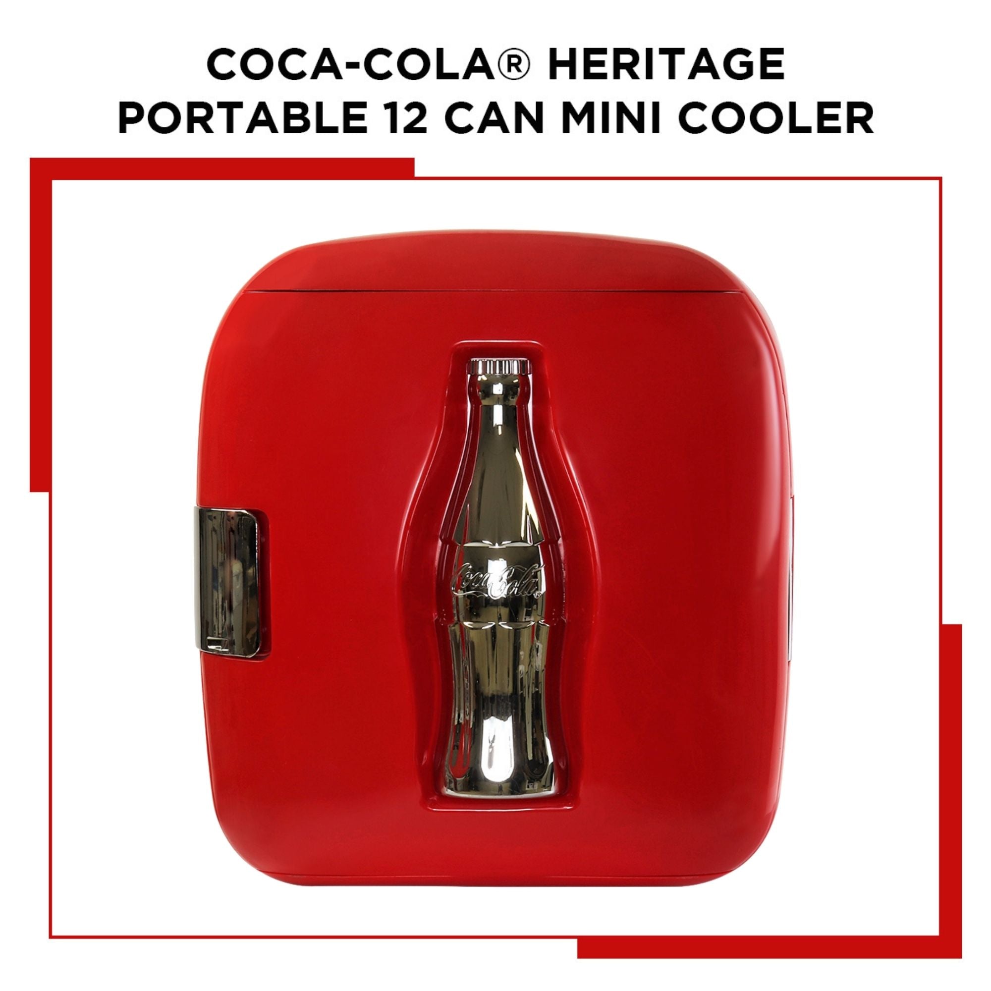 Coca Cola Heritage Mini Fridge | Cooler Warmer | Red | 7.9L