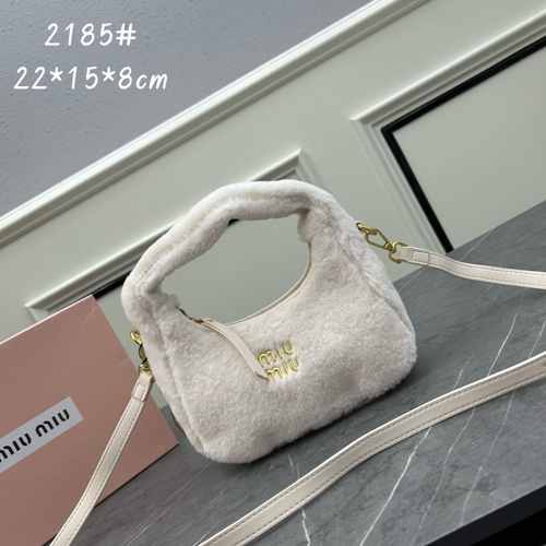 可愛い 秋冬 ふわふわ ファーホーボーバッグ ミュウミュウ バッグ