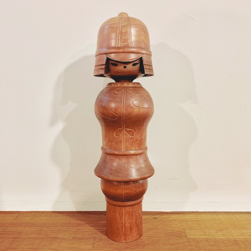 関口三作 創作こけし：武人こけし ｜ 工芸・こけし | 古本・版画・骨董