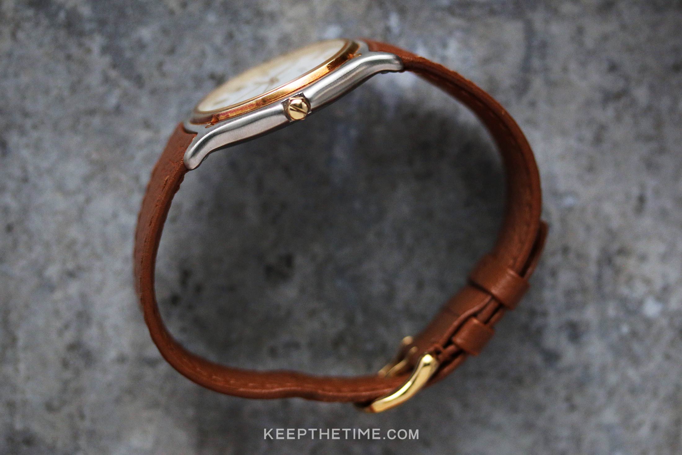 Ebel 1911 Sport Classique Solid 18K Gold Bezel Unisex Timepiece