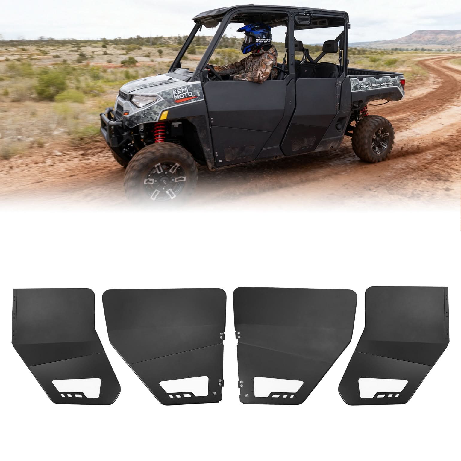 Polaris Ranger XP 1000 Crew Doors – Kemimoto