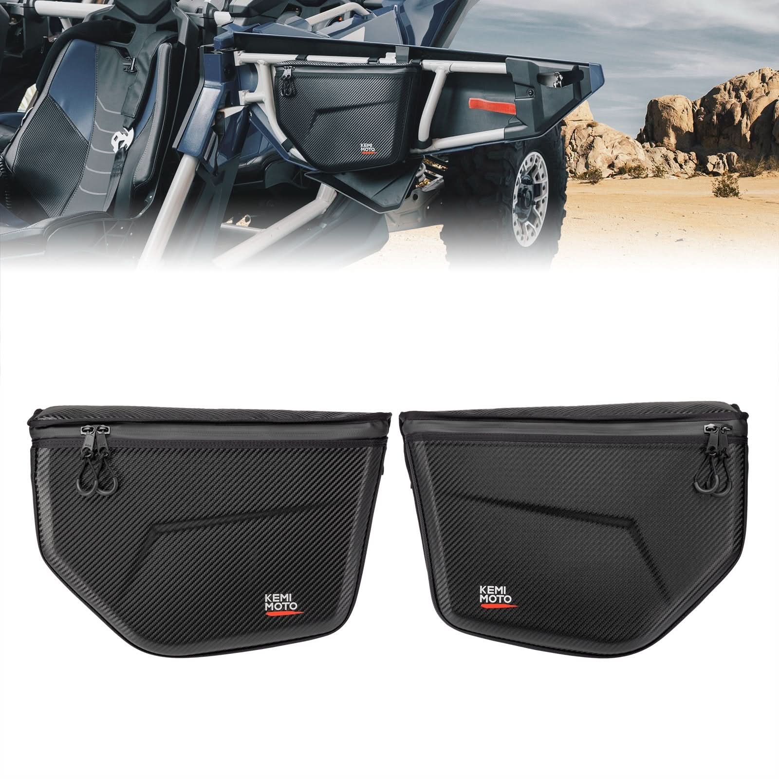 1680D Storage Door Bags for Can-Am Maverick X3 – Kemimoto