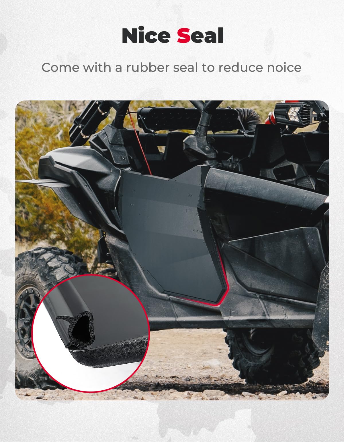 Rear Full Doors Aluminum for Can-Am Maverick X3 MAX – Kemimoto