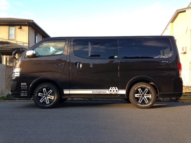 NV350キャラバン 足廻りBodyLineオリジナル ロングシャックルBody Line