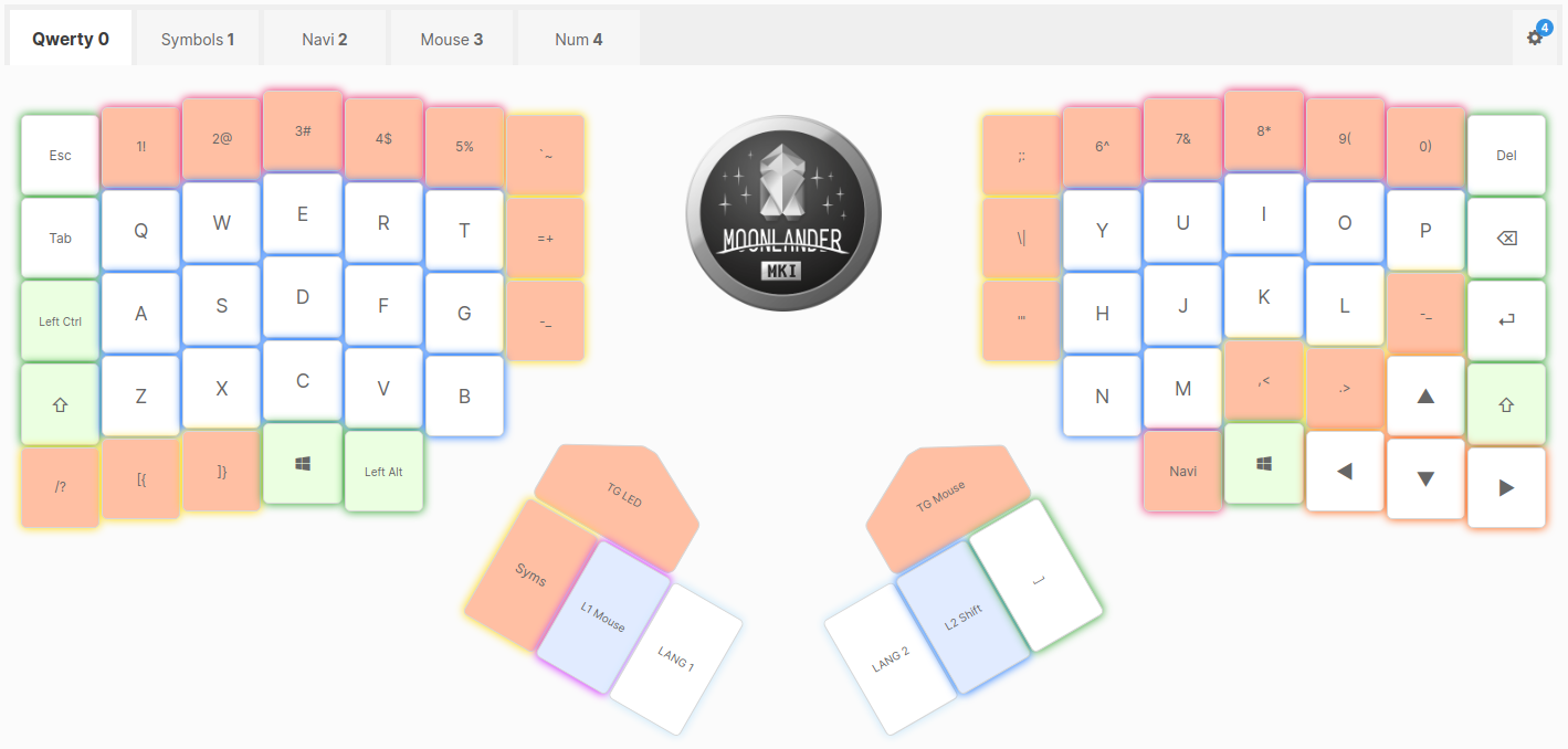 左右分離キーボード Moonlander Mark I の紹介 - KERI's Lab