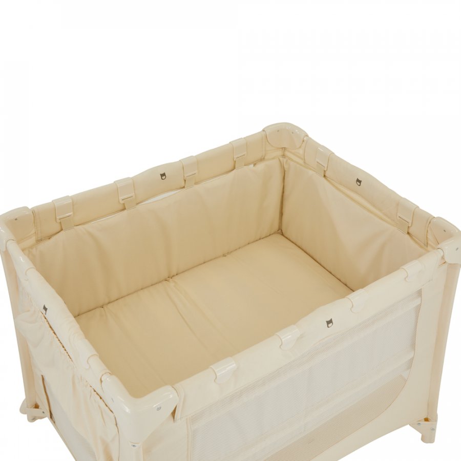 ポータブルベビーベッド おむつ替えテーブル付（ベージュ)」について