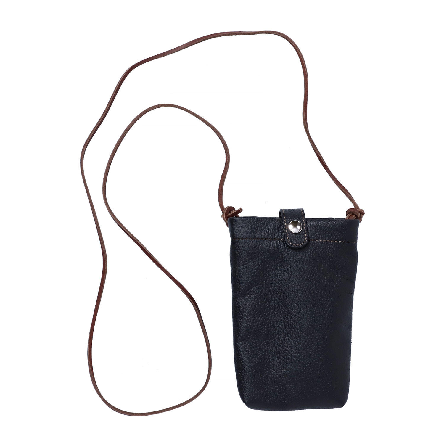 シンプル 牛革 スマホポシェット ミニショルダーバッグ | 有限会社