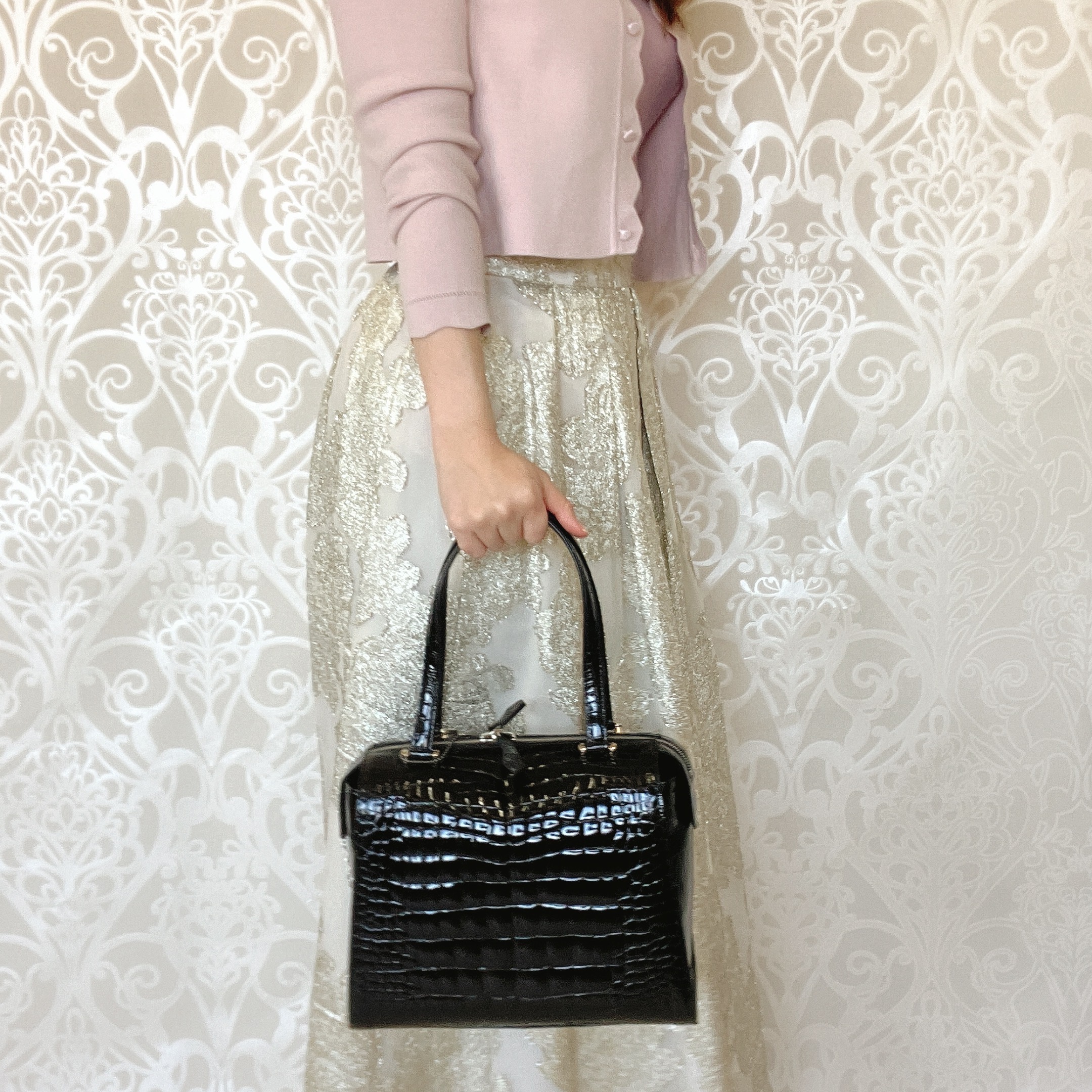 カワノバッグ / 【日本製】 センター取り クロコダイル 本革