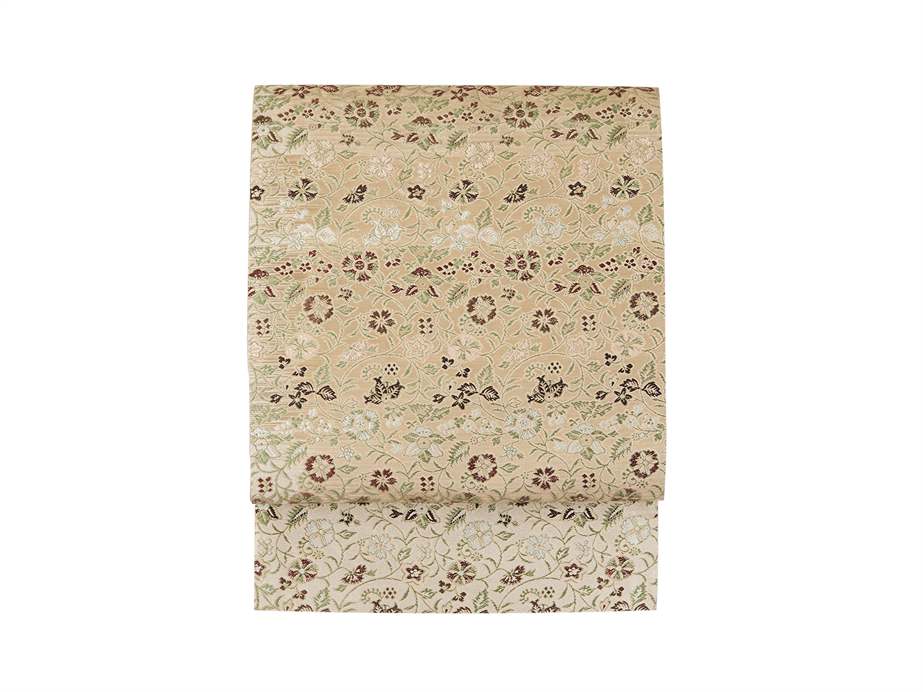 早雲寺銀襴」全通袋帯 伝統工芸士 新井寛作(u99190CL) 帯紹介